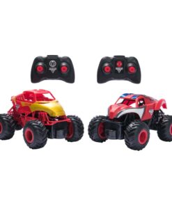 Monster Jam RC Pack Spiderman & Iron Man 1:24 - Afbeelding 2