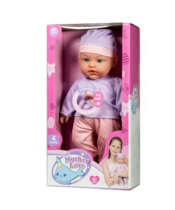 Mother Love Zachte Babypop met Geluid 41 cm Assorti - Afbeelding 3
