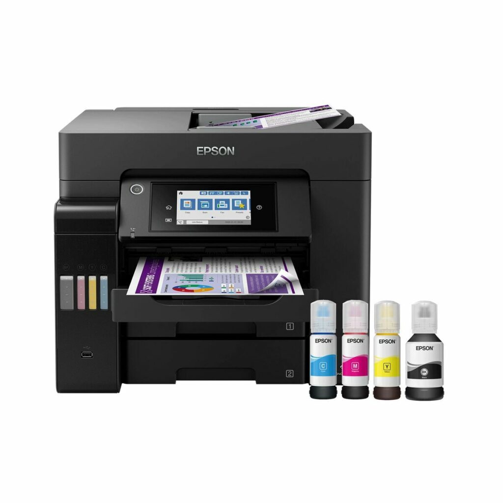 Multifunctionele Printer Epson EcoTank ET-5850 25 ppm WiFi Zwart