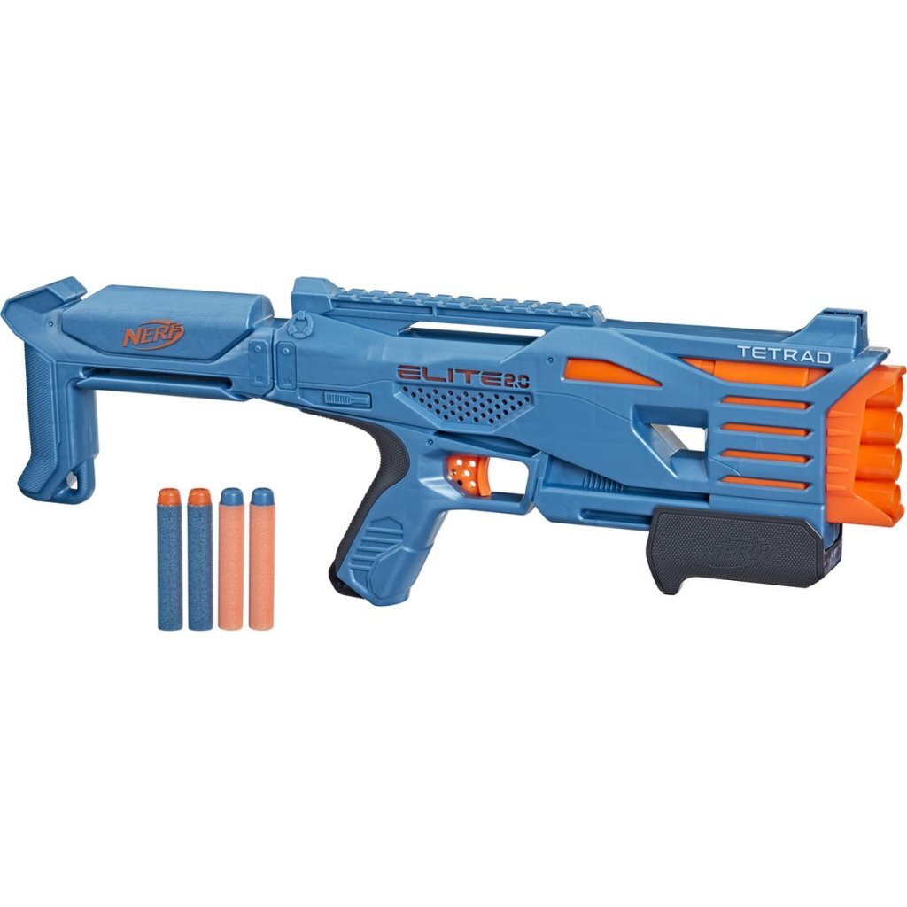 Nerf Elite 2.0 Tetrad Blaster + 4 Darts - Afbeelding 2
