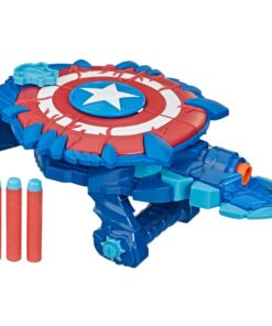 Alternative view of Nerf Marvel Mech Strike Monster Hunters Captain America + 3 Darts