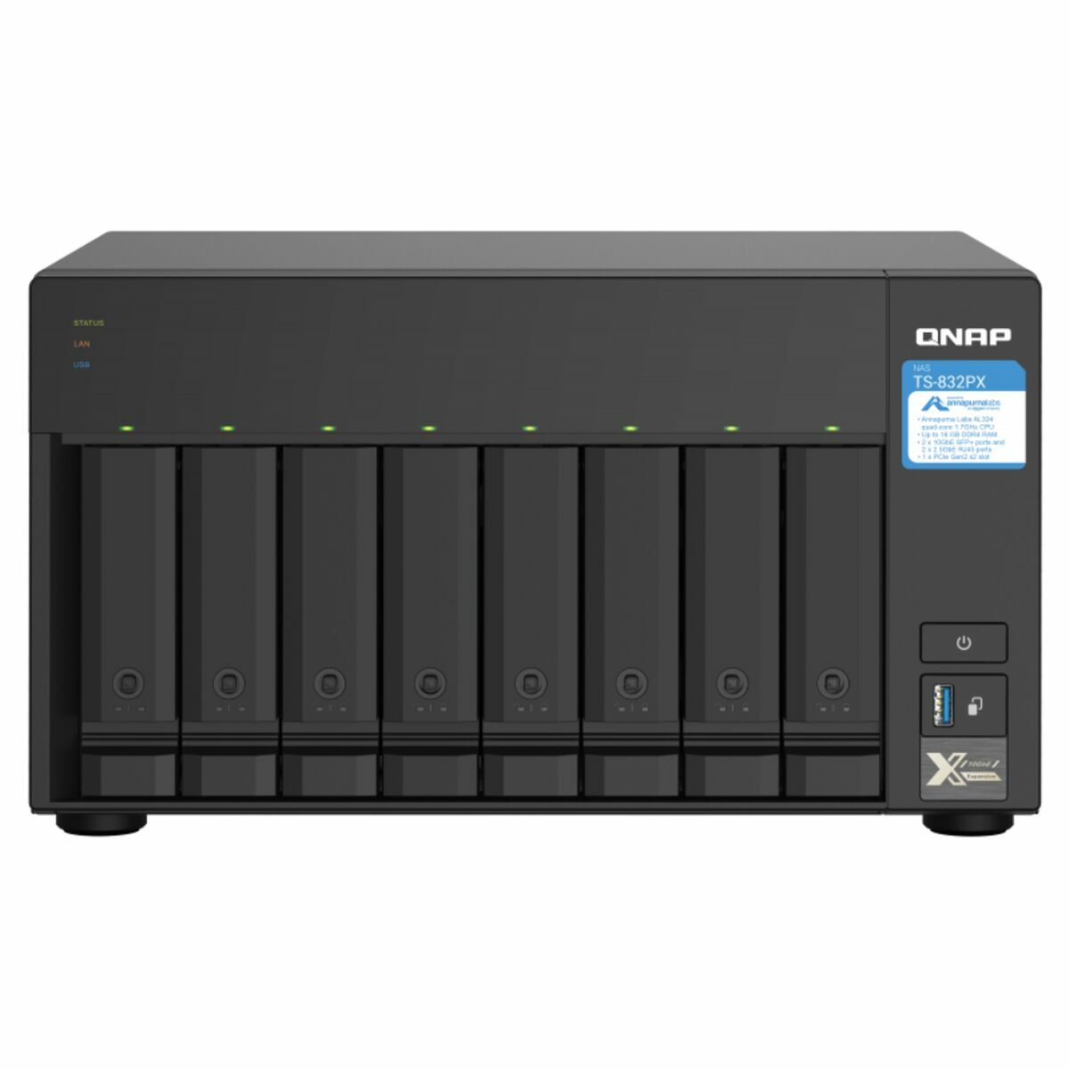 Netwerkopslag NAS Qnap TS-832PX