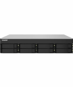 Netwerkopslag NAS Qnap TS-832PXU-RP-4G 4 GB RAM Zwart