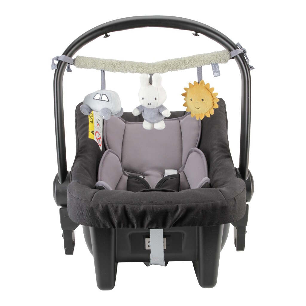 Nijntje Fluffy Wagenspanner + Geluid Blauw - Afbeelding 3