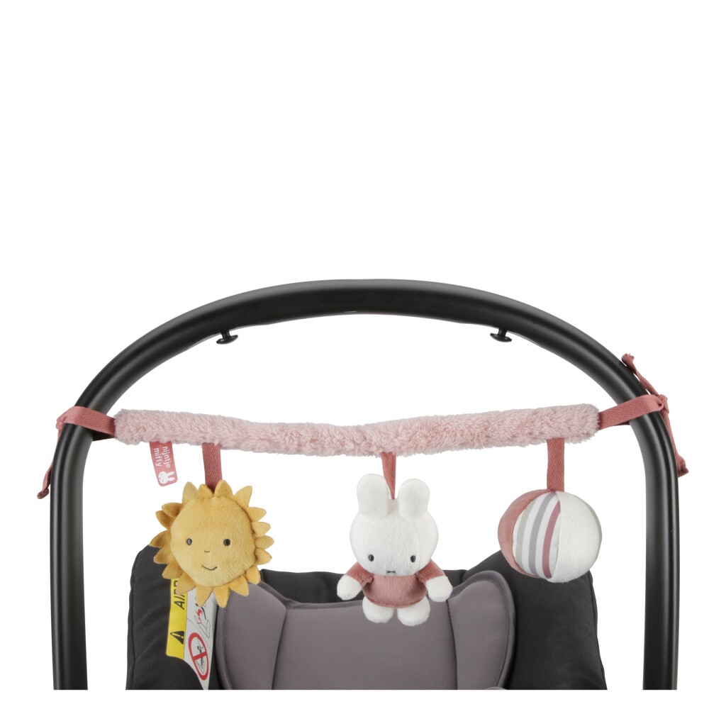 Nijntje Fluffy Wagenspanner + Geluid Roze - Afbeelding 2