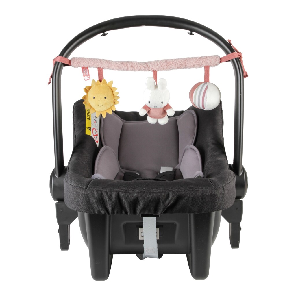 Nijntje Fluffy Wagenspanner + Geluid Roze - Afbeelding 3