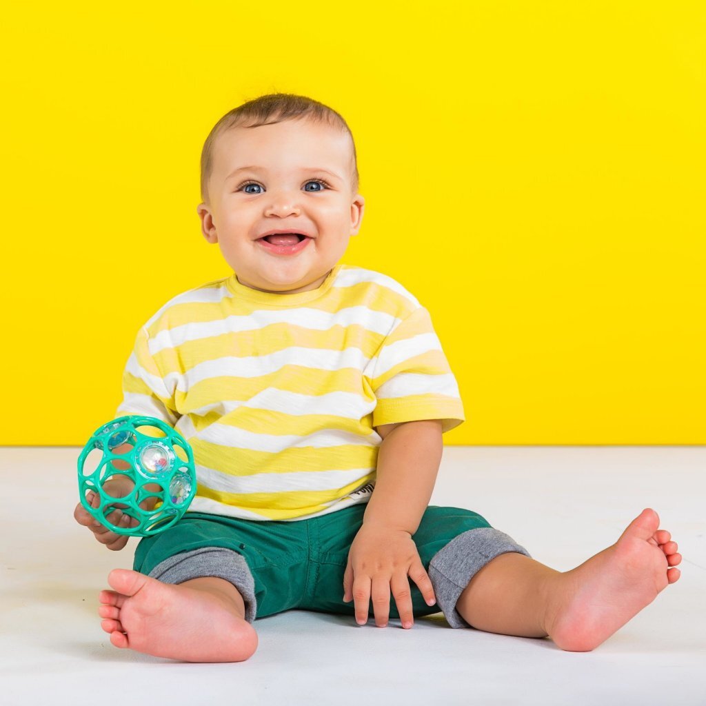 Oball Rattle Easy Grip Groen - Afbeelding 3