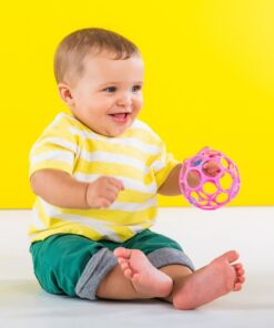 Oball Rattle Easy Grip Roze - Afbeelding 3