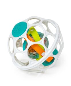 Oball Spinner Rattle Wit - Afbeelding 2