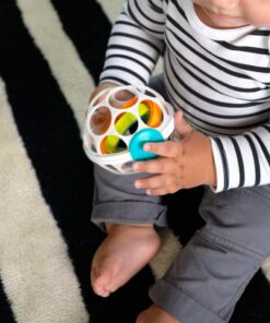 Oball Spinner Rattle Wit - Afbeelding 3