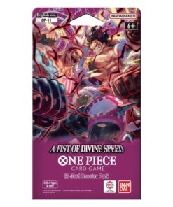 One Piece OP-11 A Fist of Divine Speed Sleeved Booster