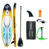 Opblaasbaar SUP-board met Accessoires Kohala Arrow 1 Geel (310 x 81 x 15 cm)