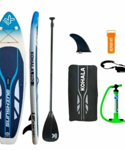 Opblaasbaar SUP-board met Accessoires  Kohala Sunshine Wit (305 x 81 x 12 cm)