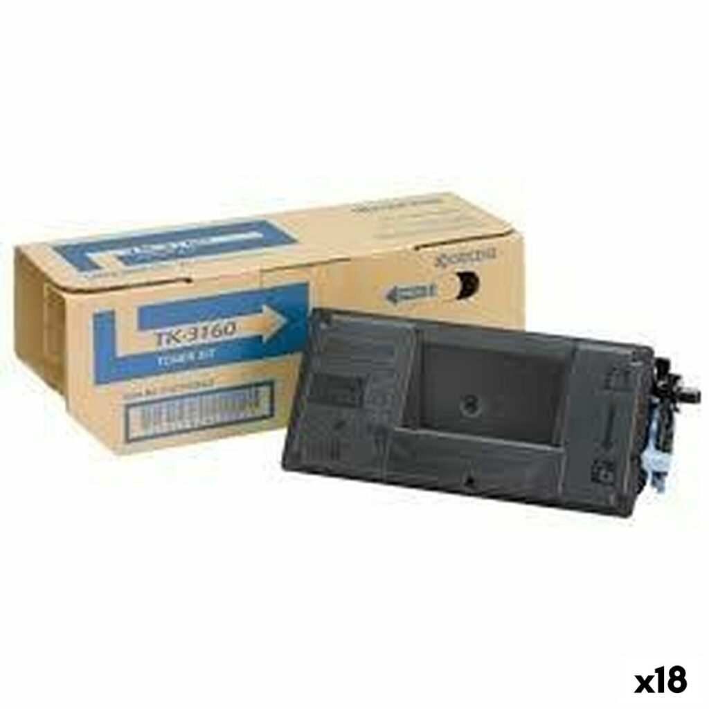 Originele Toner Kyocera TK3160 Zwart (18 Stuks)