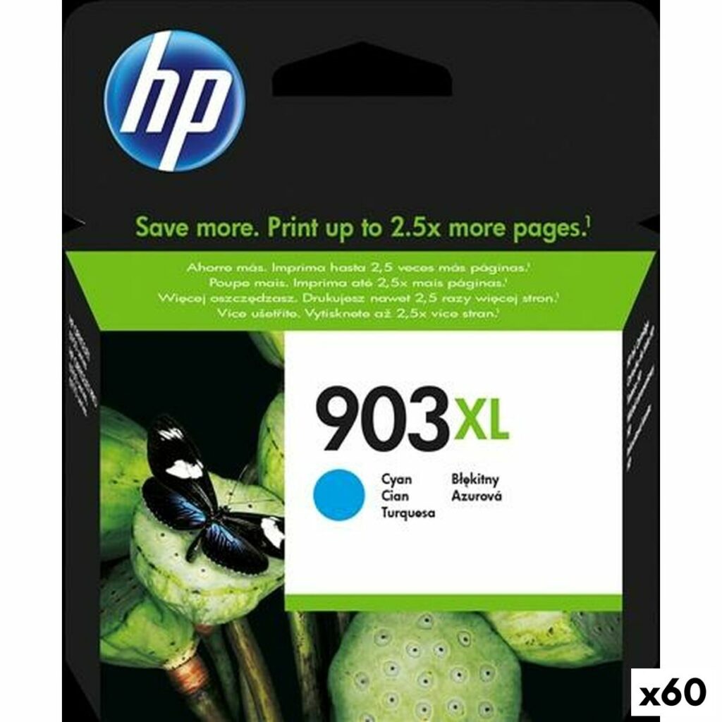 Originele inkt cartridge HP 903XL Cyaan (60 Stuks)