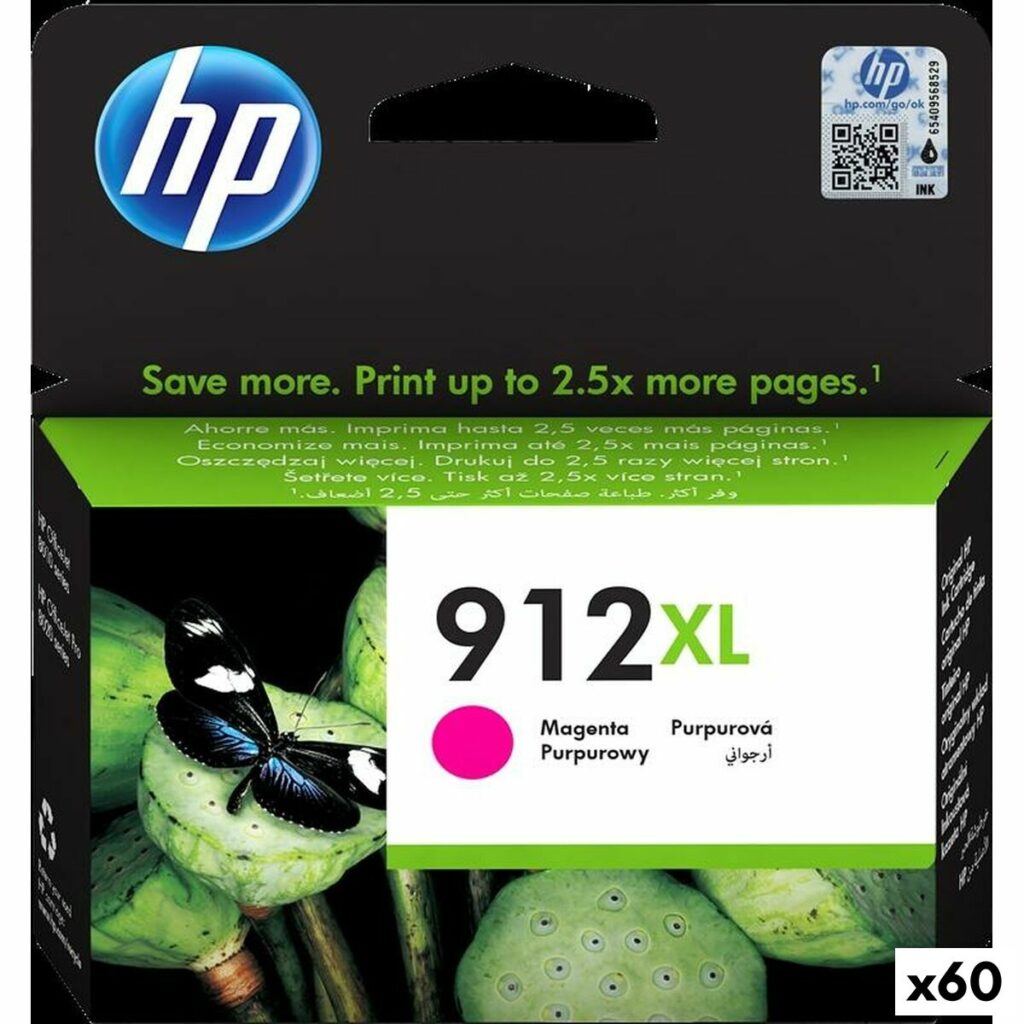 Originele inkt cartridge HP 912XL Magenta (60 Stuks)