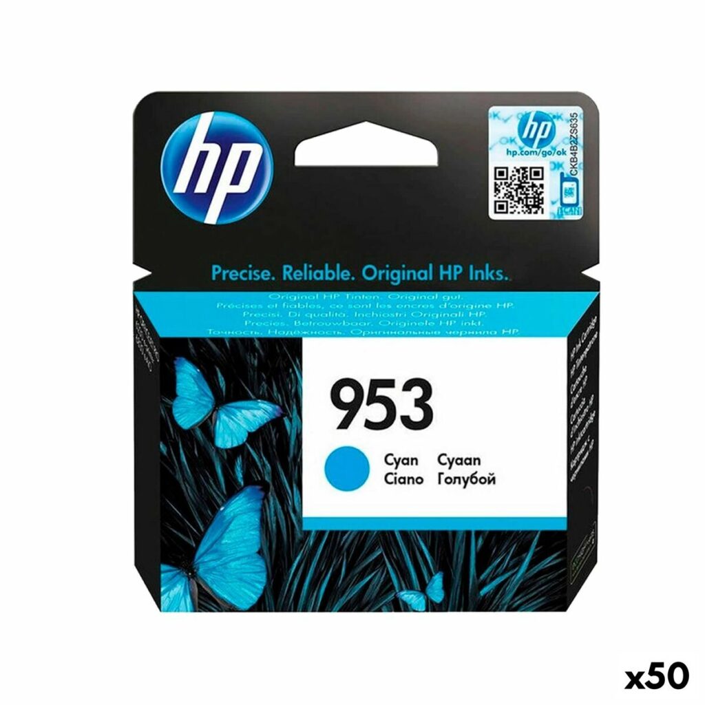 Originele inkt cartridge HP 953 Cyaan (50 Stuks)