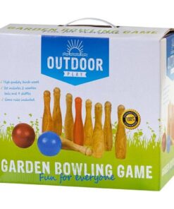 Alternative view of Outdoor Play Houten Tuin Bowlingset met 9 Kegels en 2 Ballen