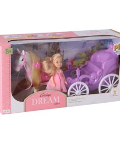 Paard met Koets + Pop Speelset Assorti