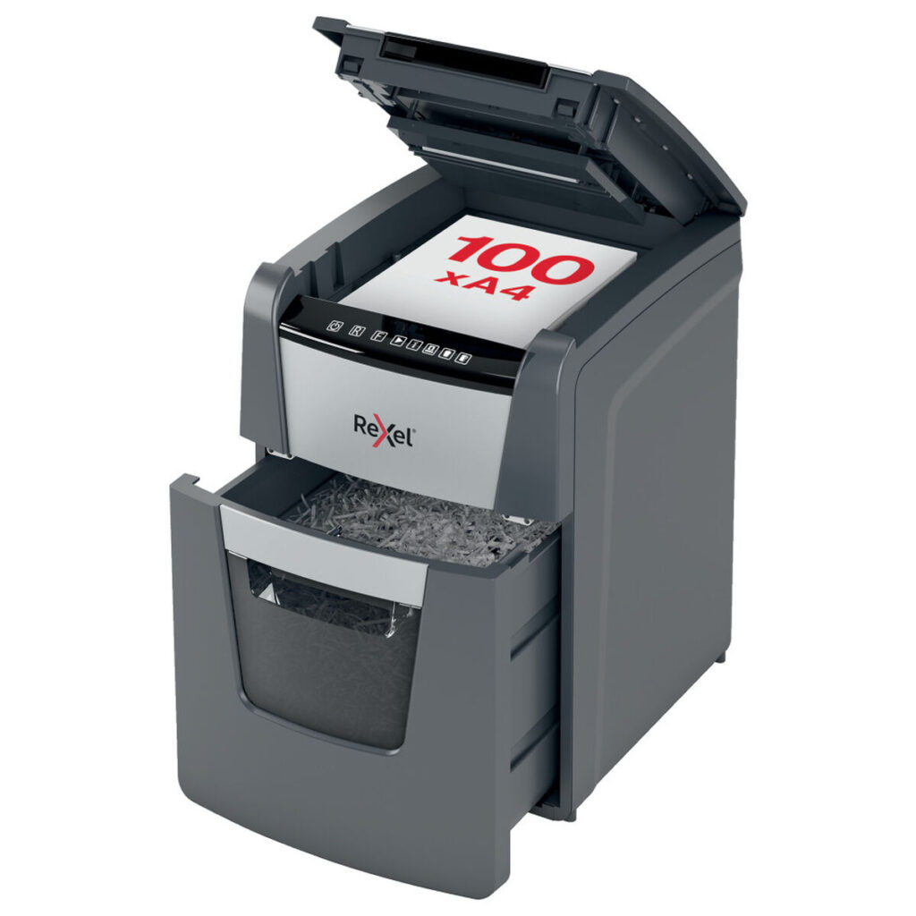 Papierversnipperaar Microsnippers Rexel Optimum Auto+ 100M