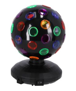 Party Time LED Discobal 12,5 cm Zwart - Afbeelding 3
