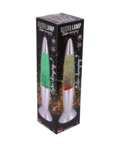Alternative view of Party Time LED Glitterlamp 35 cm Color Changing/Zilver