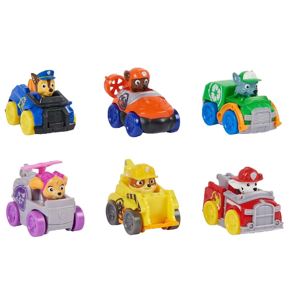 Paw Patrol Pup Squad Racers 6 Pack - Afbeelding 2