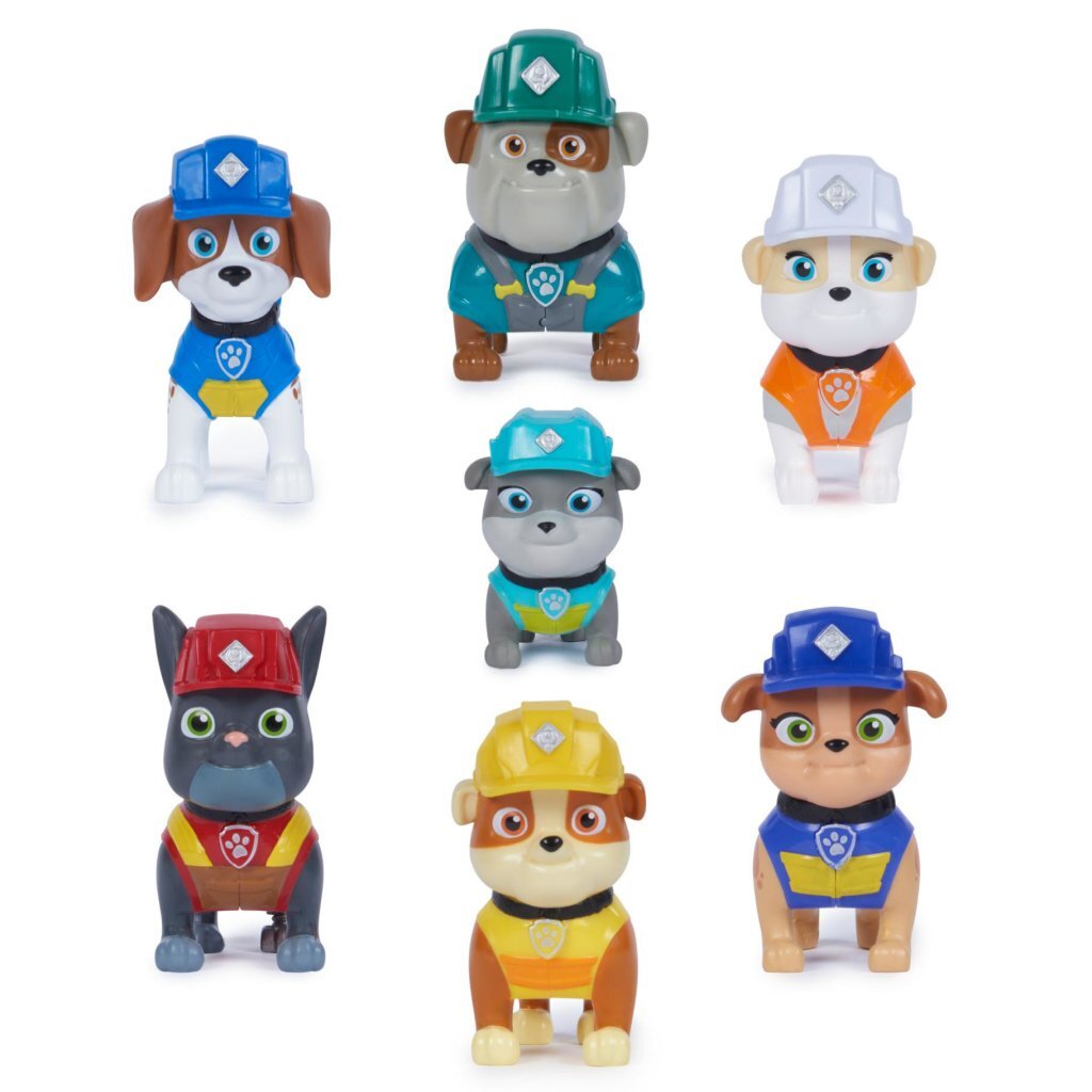 Paw Patrol Rubble and Crew Figuren 7 Stuks - Afbeelding 3