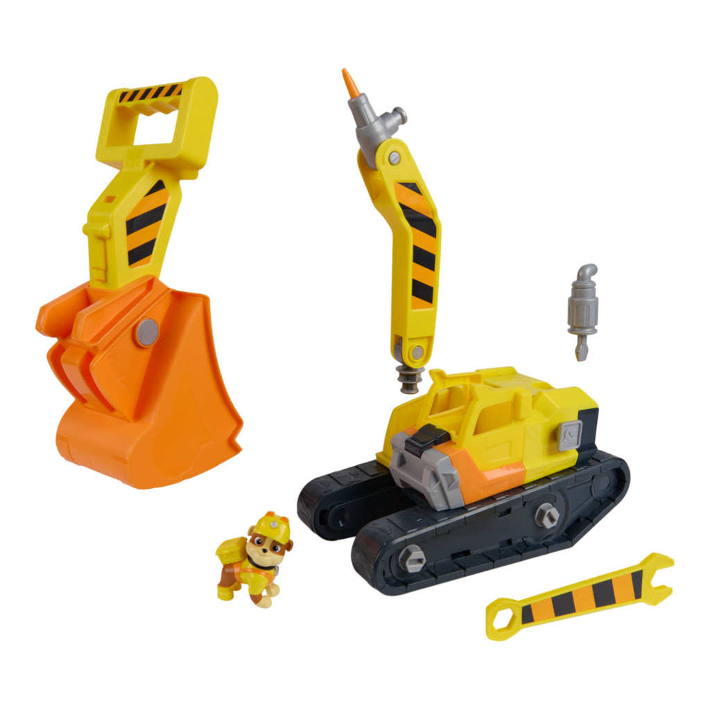 Paw Patrol Rubble and Crew Rubble Deluxe Vehicle - Afbeelding 3