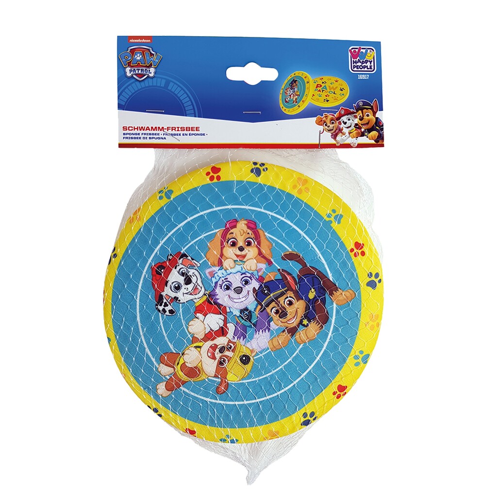 Paw Patrol Spons Frisbee 19 cm Geel/Blauw - Afbeelding 3