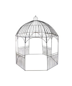 Pergola DKD Home Decor Zwart Ijzer (304 x 304 x 332 cm)