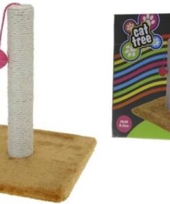 Pet Toys Krabpaal met Balletje Hout 30 x 35 cm - Afbeelding 3
