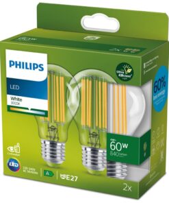 Alternative view of Philips LED Lamp 60W E27 Wit 2 Stuks