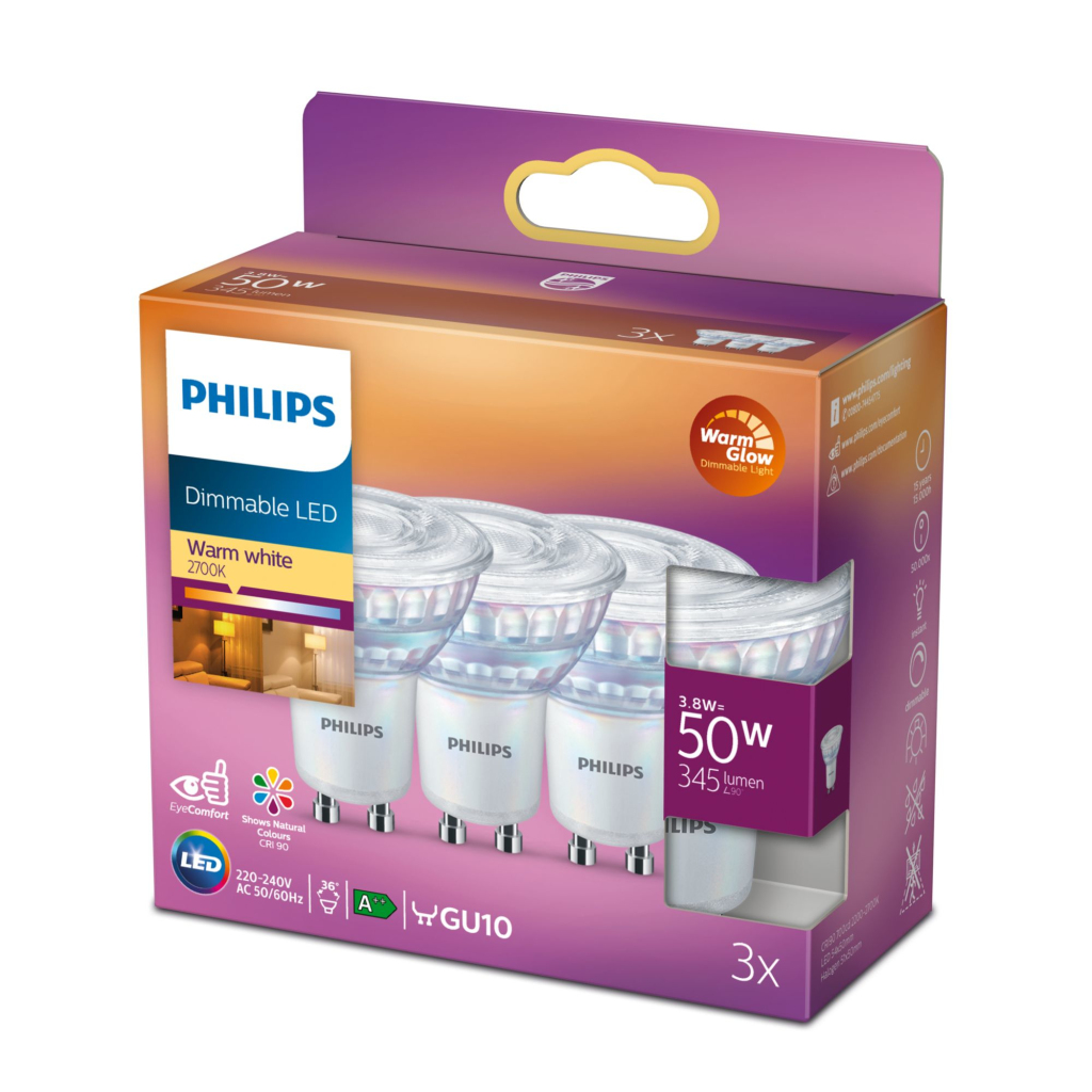Philips Led Cl Ww C90 Wgd 50w Gu10 - Afbeelding 3