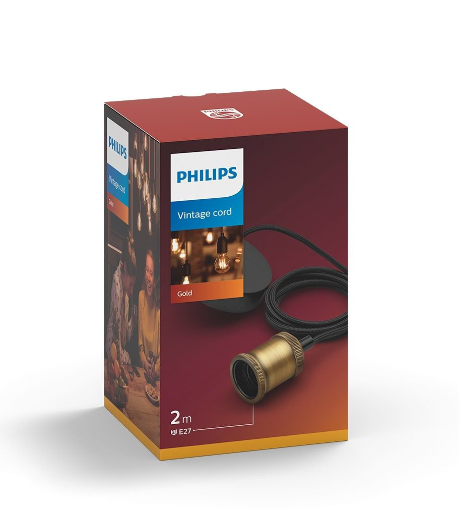 Philips Vintage Cord 1x60w Gold - Afbeelding 2