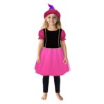 Pietenjurk 110-116 Roze/Paars