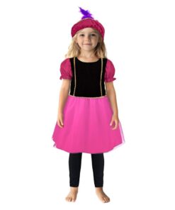 Pietenjurk 98-104 Roze/Paars