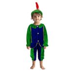 Pietenpak 110-116 Groen/Blauw