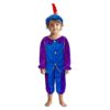 Pietenpak 110-116 Paars/Blauw