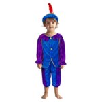 Pietenpak 110-116 Paars/Blauw