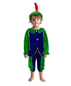 Pietenpak 98-104 Groen/Blauw