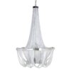 Plafondlamp 80 x 80 x 120 cm Metaal Zilver