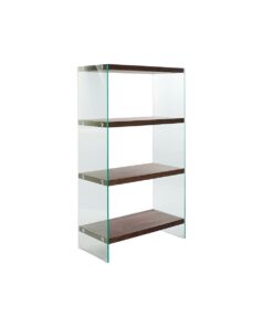 Planken DKD Home Decor Donkerbruin Kristal Walnoot Hout MDF 80 x 40 x 150 cm (1)