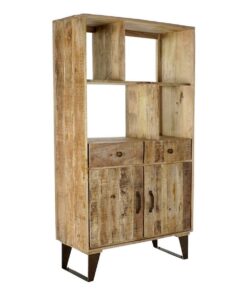 Planken DKD Home Decor Metaal Mangohout (95 x 40 x 170 cm)