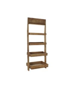 Planken DKD Home Decor Natuurlijk Gerecycleerd Hout 4 Planken (80 x 50 x 200 cm)