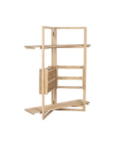 Planken Home ESPRIT Natuurlijk Mangohout Hout MDF 130 x 35 x 160 cm