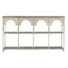Planken Home ESPRIT Wit Natuurlijk Metaal 159 X 36,5 X 91 cm