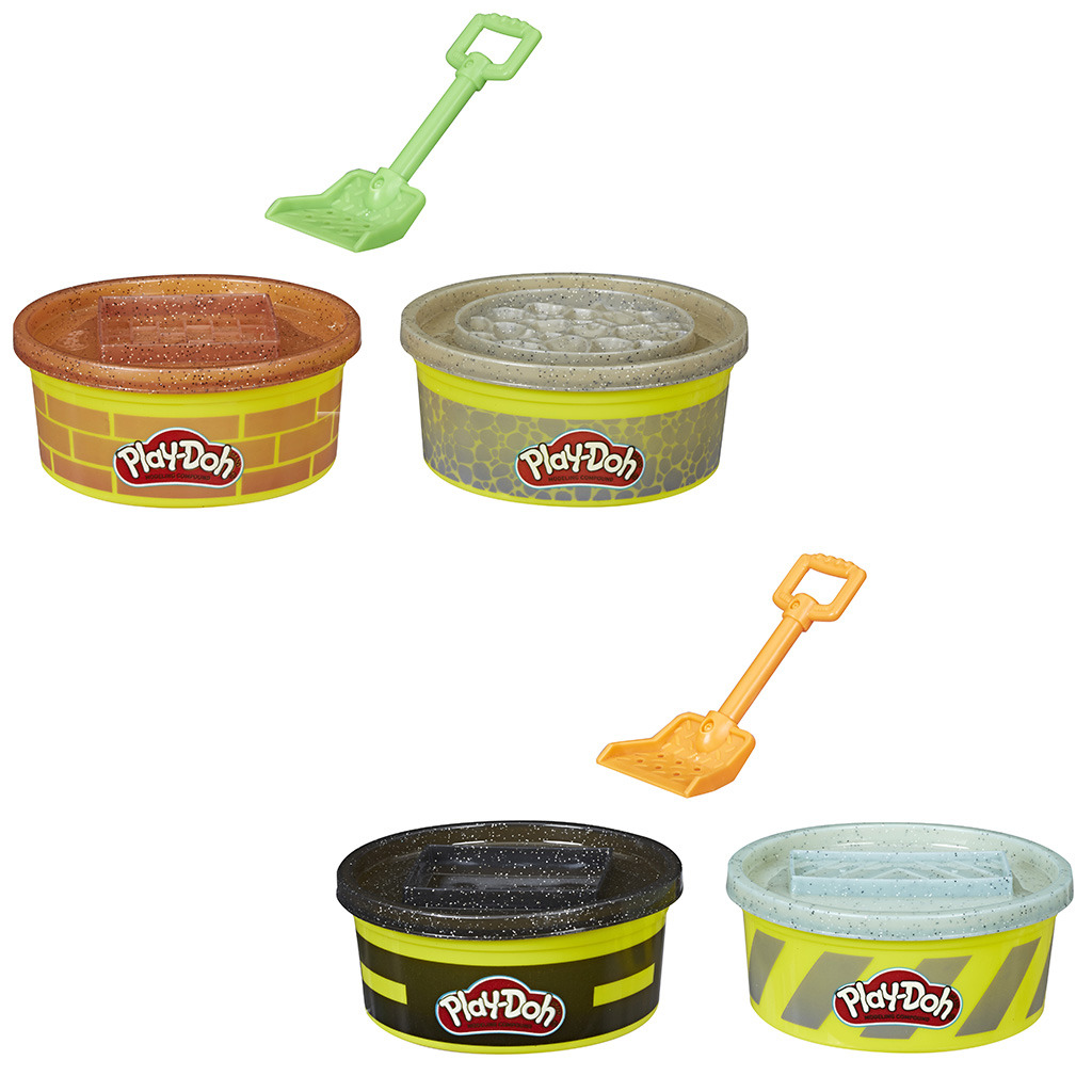 Play-Doh Buildin' Compound met 448 g Klei en Schep