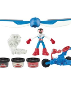 Alternative view of Play-Doh Captain America Motorsnijder Speelset