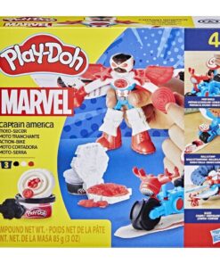 Play-Doh Captain America Motorsnijder Speelset